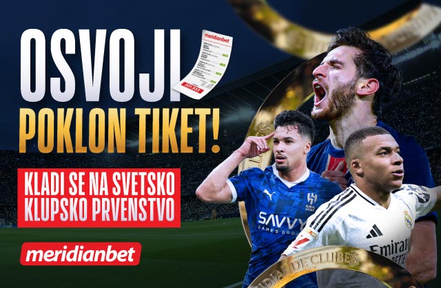 TIKET PAO? NIJE KRAJ – MERIDIAN TI DAJE JOŠ JEDAN! 1 SVETSKO KLUPSKO PRVENSTVO
