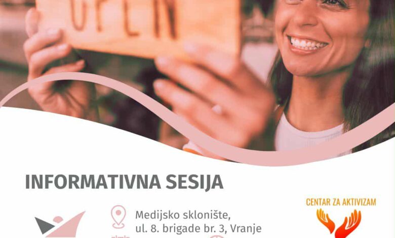 U Vranju u ponedeljak informativna sesija za žene koje žele da započnu ili unaprede sopstveni posao 1 8edf3dfc 0bac 4d82 afb5 90970d27b9cb