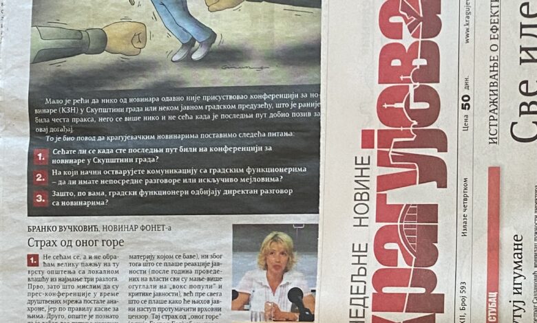 Kako opstaju štampani mediji u Srbiji – primer „Kragujevačkih novina” 1 IMG 1535