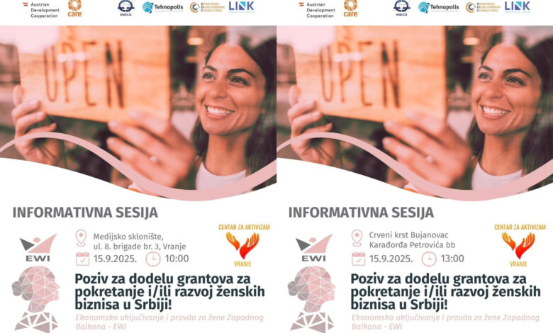 Poziv na info sesije u okviru projekta „Skroji svoju budućnost“ 1 najavaca