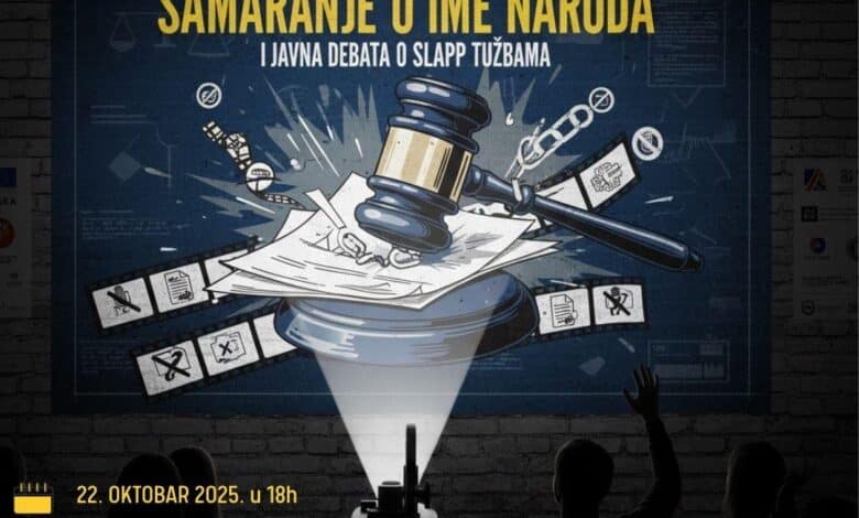 slapp tuzbe i projekcija plakat 1