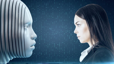 european businesswoman looking on digital head out 2025 10 15 02 06 27 utc